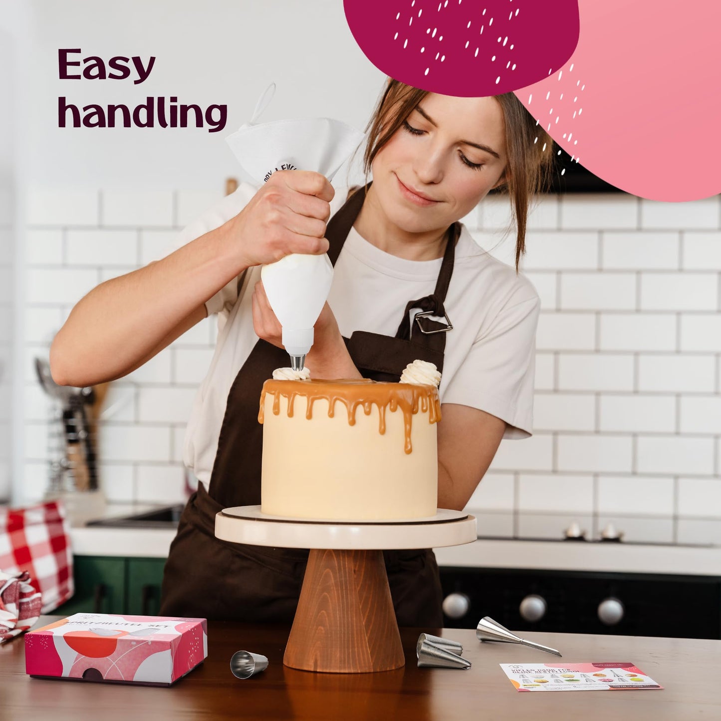 12-Piece Large Piping Tip Set | Cake Decorating Tools, Icing Bag & Baking Accessories